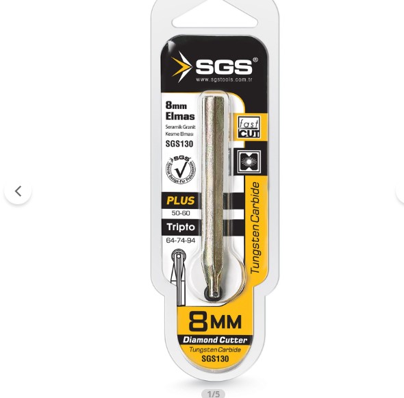 SERAMİK KESME YEDEK ELMAS 8 MM SGS 130